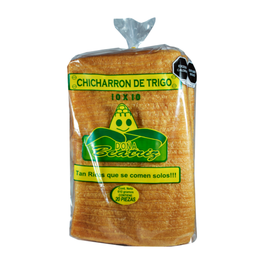 Chicharrón de Trigo 10x10 20 Pz.