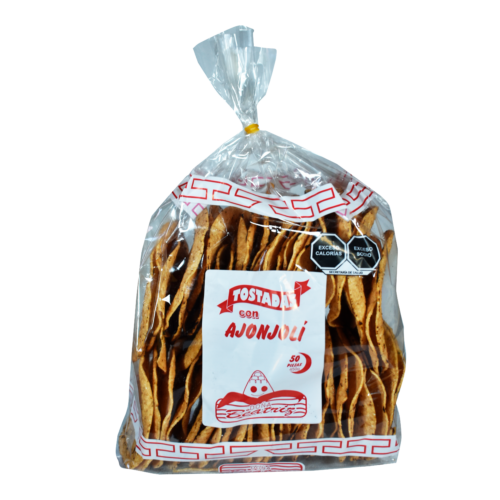 Tostadas de Ajonjolí 50 Pz.