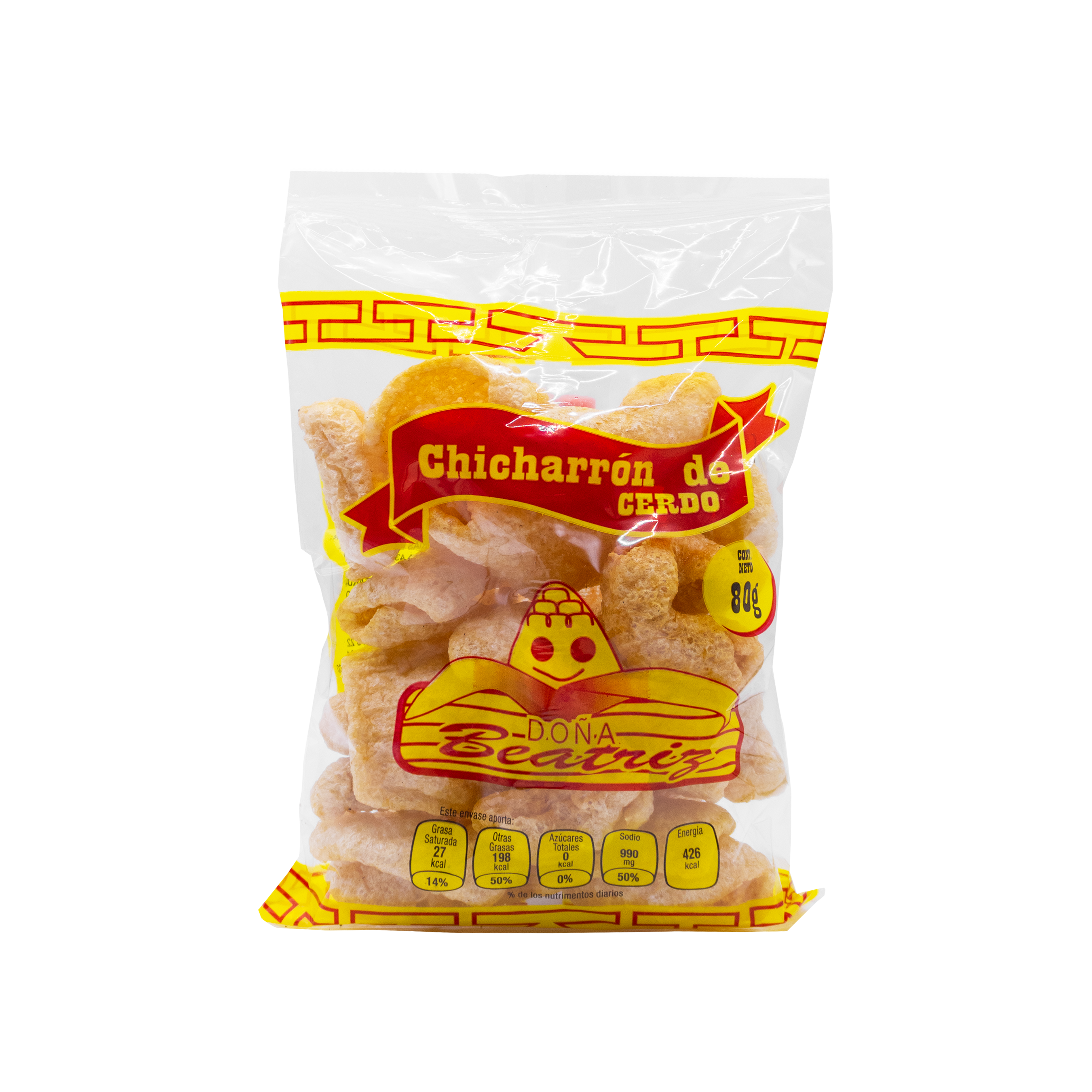 Chicharron de cerdo 80 gramos